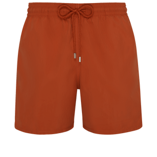 Pantaloncini mare uomo tinta unita - Vilebrequin x Highsnobiety Rooibos vista frontale