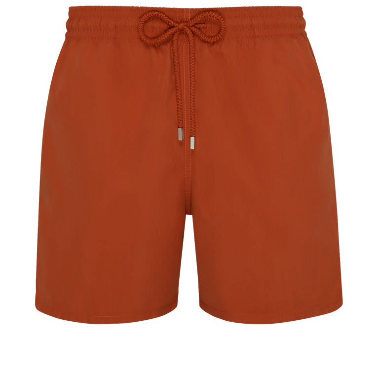 Men Swim Shorts Solid - Swimming Trunk - Moorea - Red