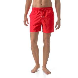 Men Swimwear Solid Poppy red 细节视图2
