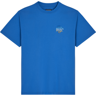 Camiseta con logotipo degradado bordado para hombre de Vilebrequin x The BeachBoy Earthenware vista frontal
