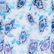 Robe longue en coton col bardot femme Flash Flowers Purple blue 