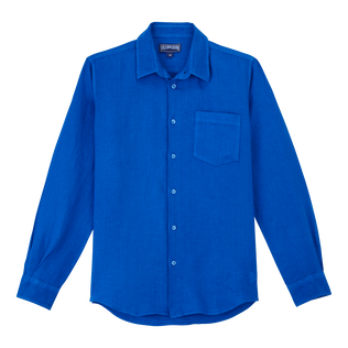 Camisa de lino lisa para hombre Palace vista frontal
