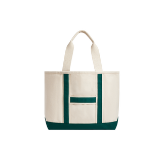 Two-tone Tote Bag - Vilebrequin x Highsnobiety Tofu back view