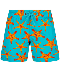 Jungen Andere Bedruckt - Starfish Dance Stretch-Badeshorts für Jungen, Curacao Vorderansicht