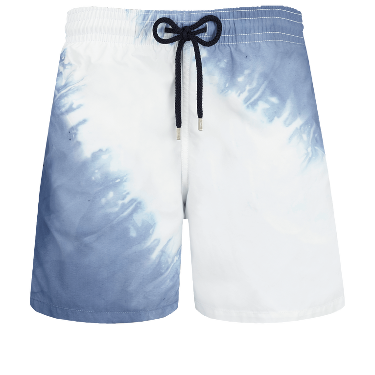 Men Swim Shorts Tie & Dye - Moorea - Blue - Size M - Vilebrequin