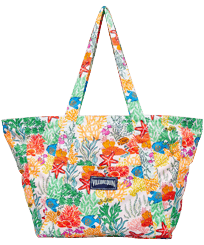 Borsa Fonds Marins Multicolores bambini Bianco vista frontale