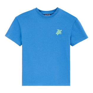 T shirt bambino in cotone biologico tinta unita