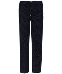 Men Jogger Pants Flocked Starlettes Denim Dark denim w1 front view