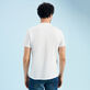 Men Cotton T-shirt Monte Carlo Off white vista trasera desgastada