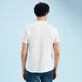 Men Cotton T-shirt Monte Carlo Off white back worn view