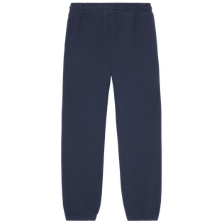 Joggers con tortuga bordada para niño Azul marino vista trasera