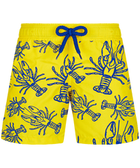 Boys Classic Magic - Boys Swim Trunks Lobster Flocked, Mimosa front view