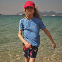 Boys Ronde Des Tortues Blue White Red Look  vista frontal