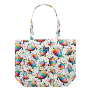 Linen Tote Bag Tortugas Vilebrequin x Okuda San Miguel
