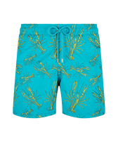 Men Embroidered Swimwear Lobsters - Limited Edition Curacao front view