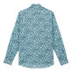 Camicia unisex leggera in voile di cotone Gulf Stream Thalassa vista posteriore