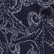 Men Printed Linen Pants Azul marino 