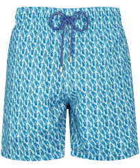 Bañador ultraligero y plegable con estampado Micro Lobsters para hombre Thalassa vista frontal