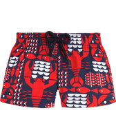 Baby Swim Shorts Graphic Lobsters Navy front view