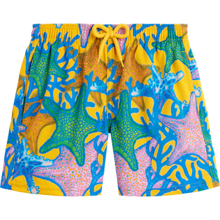 Boys yellow swim trunks cheap