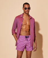 Men Cotton Pique Shirt Earthenware front worn view