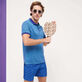 Ultraleichte und verstaubare Micro Ronde des Tortues Badeshorts für Herren Sea blue Details Ansicht 3