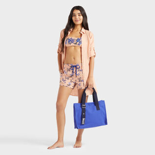 Pantalón corto de baño con bordado Disco Butterfly para mujer Blush detalles vista 1