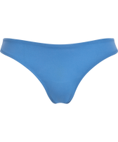 Women Bikini Bottom Solid Jeans blue front view