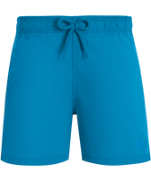 Maillot de bain garçon aquaréactif Stars Bleu hawai vue de face