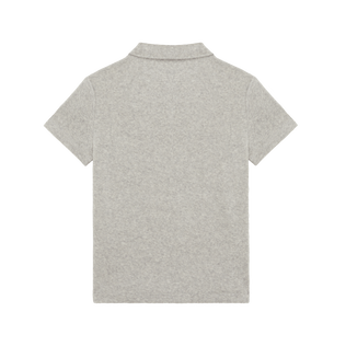 男童 Turtle 刺绣毛圈布 Polo 衫 Heather grey 后视图