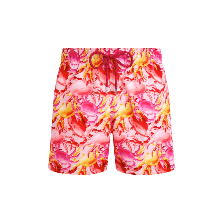 Vilebrequin Men Ultra-light And Packable Swim Shorts Crab Balloons - Mahina - Pink - Size XXXL