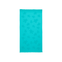 Jacquard turtles 富塔沙滩浴巾 Disco green 正面图