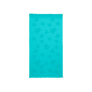 Jacquard turtles 富塔沙滩浴巾 Disco green 正面图