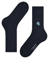 Calze uomo Tortues - Vilebrequin x Falke Press blue vista frontale