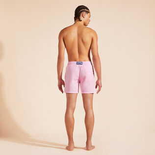 Bañador de color liso para hombre Marshmallow vista trasera desgastada