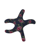 Pillow Navy Blue Provencal Turtles Navy front view