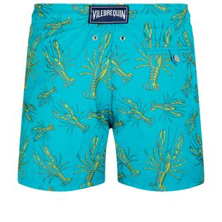 男士 Lobsters 刺绣泳裤 - 限量款 Curacao 后视图