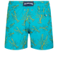 Costume da bagno uomo ricamato Lobsters - Edizione limitata Blu curacao vista posteriore