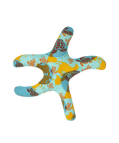 Pillow Mappemonde Dots Lagoon 正面图