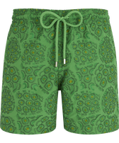 男士 2015 Inkshell 刺绣泳裤 - 限量版 Grass green 正面图