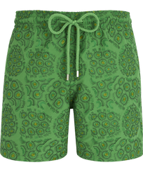 Men Classic Embroidered - Men Swimwear Embroidered 2015 Inkshell - Limited Edition, Grass green front view