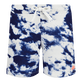 Boys Jogger Bermuda Tie & Dye Navy front view