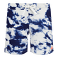Bermudas de chándal con estampado Tie & Dye para niño Azul marino vista frontal