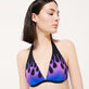 Women Bikini Underwire Top Hot Rod 360° - Vilebrequin x Sylvie Fleury Black details view 1