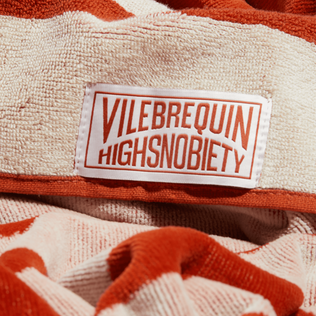 Telo mare in cotone biologico- Vilebrequin x Highsnobiety Rooibos dettagli vista 4