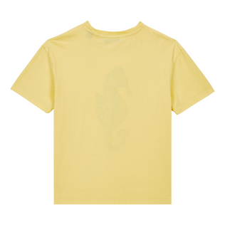 Boys T-Shirt Seahorse Sunflower back view