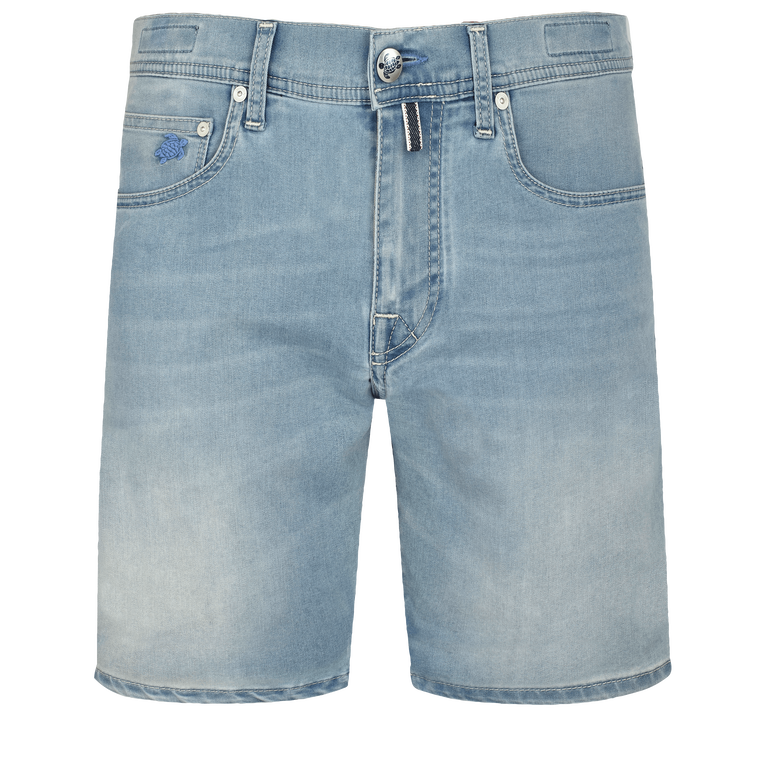 Men Denim Bermuda Shorts Sud - Garonne - Blue - Size 29 - Vilebrequin