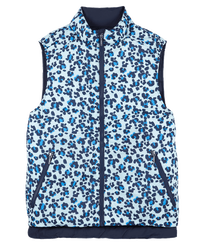 Doudoune Reversible unisexe Turtles Leopard Thalassa vue de face