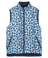 Chaqueta unisex reversible con estampado Turtles Leopard Thalassa vista frontal