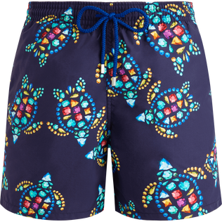 Men Swim Trunks Vendôme Turtles Midnight front view